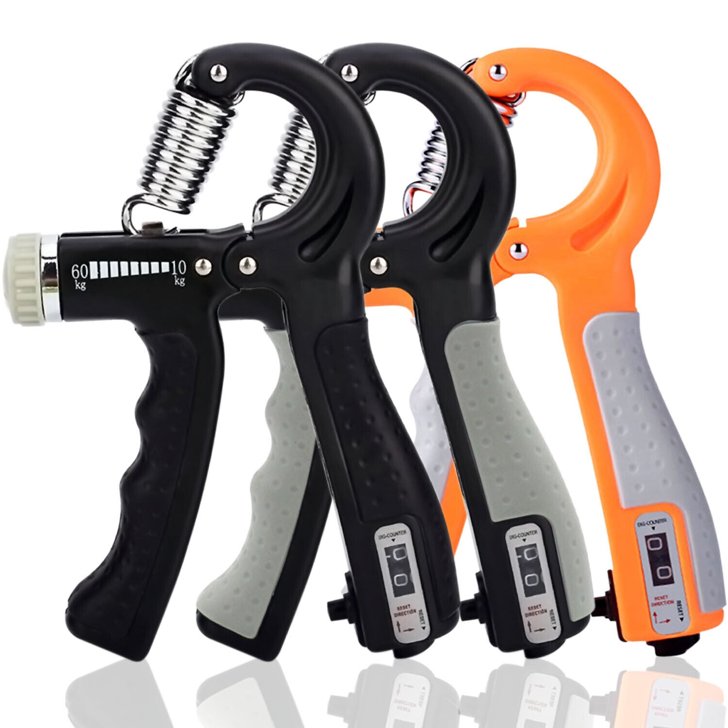 Hand Grip Strength Power Trainer Gripper Strengthener Adjustable Gym Exerciser