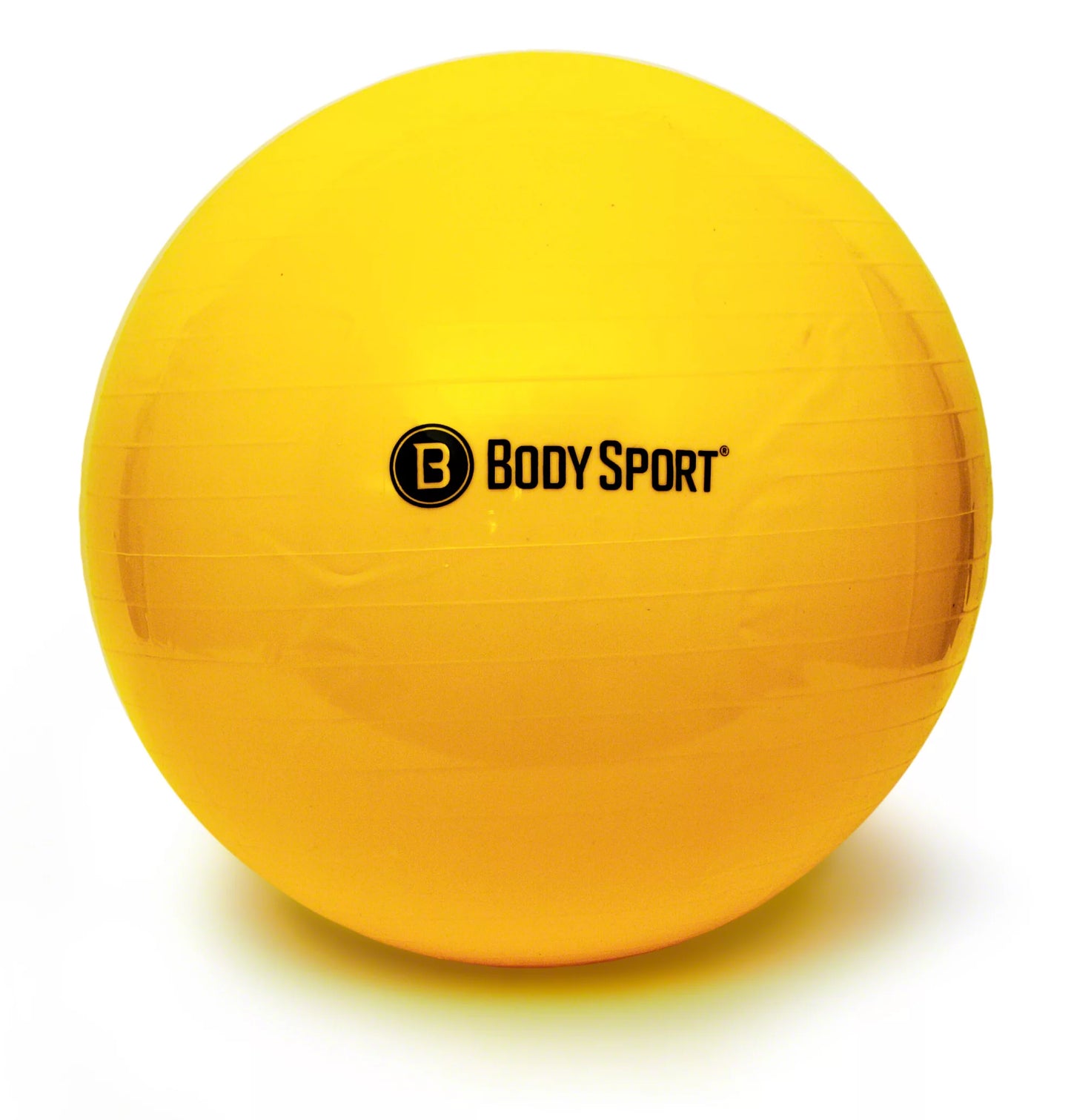 Yellow Fitness Ball (65 Cm), Pump & Exercise Guide Included