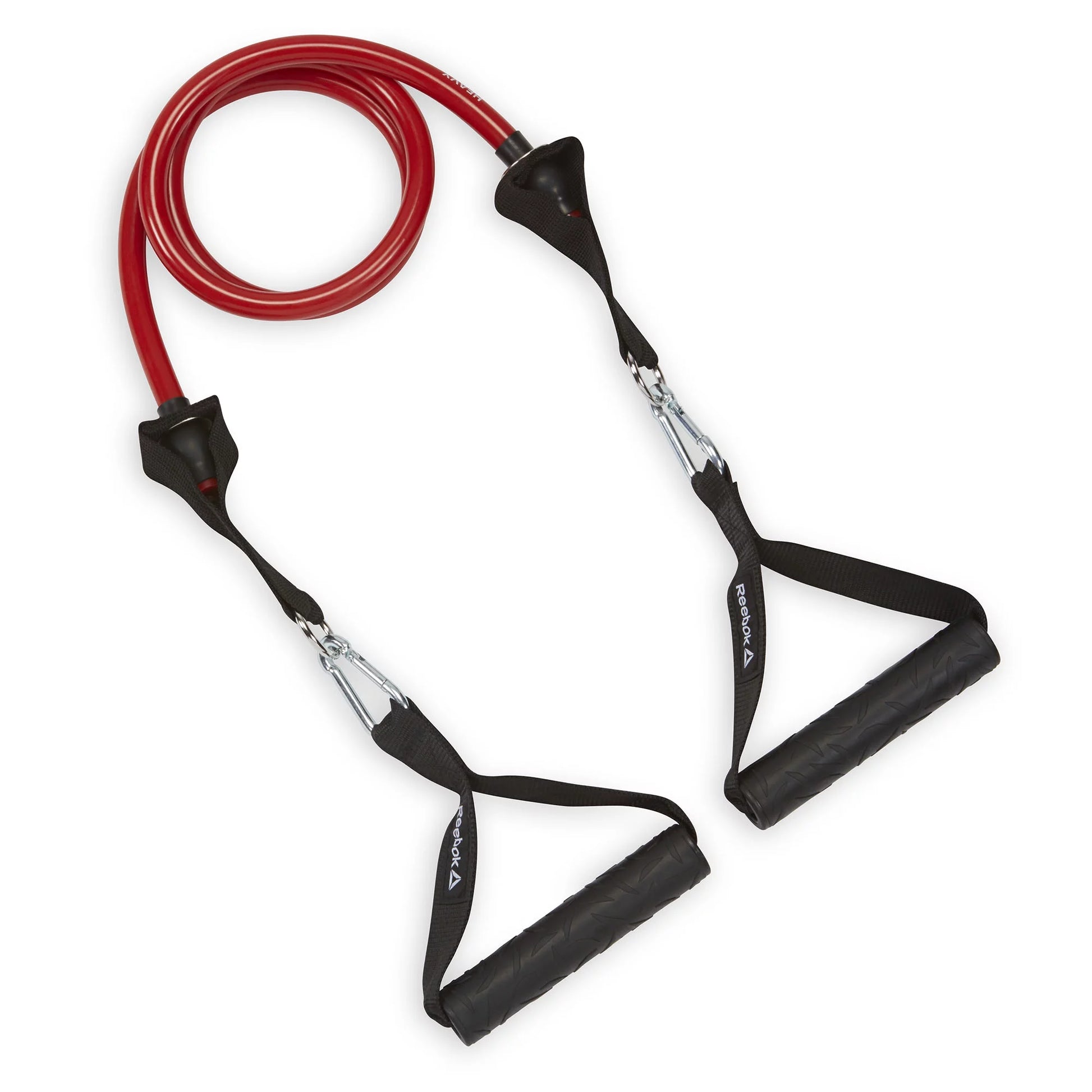 Reebok Sure Grip Resistance Cord, Heavy Level, Interchangeable Tubing